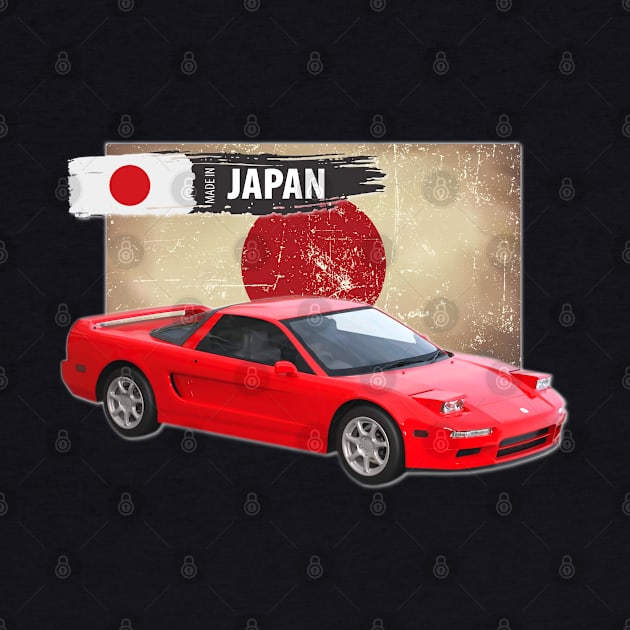 1994 Red Acura NSX 09 by Stickers Cars